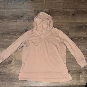 Old Navy Blush Pink V-Neck Hoodie